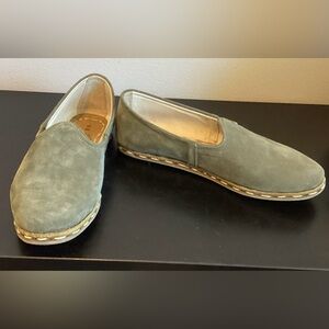 Sabah Women's Suede Flats - Olive